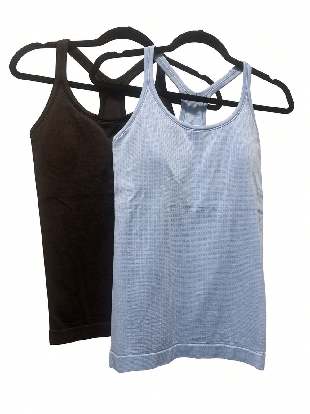 lululemon athletica Ribbed Racerback Tank - Light Blue & Brown